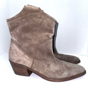 Pedro Garcia Bristol Brown Suede Ankle Boots 40.5=10.5